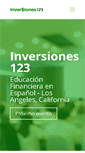 Mobile Screenshot of inversiones123.com